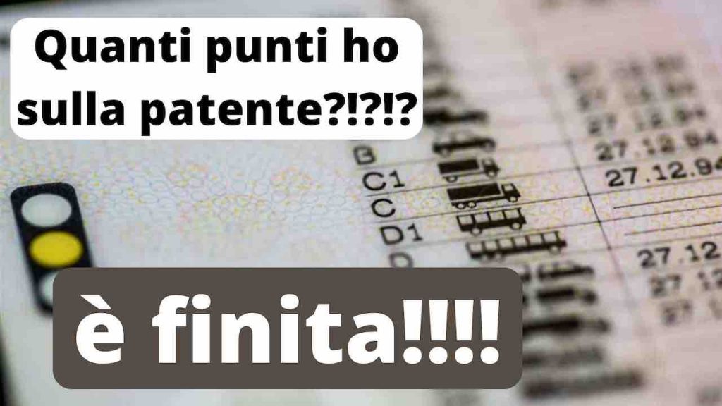Punti patente, se ne hai perso qualcuno "puoi acquistarli": c'è un