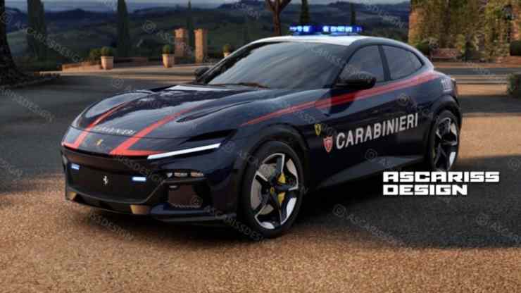 Ferrari Purosangue Carabinieri - Ascariss Design