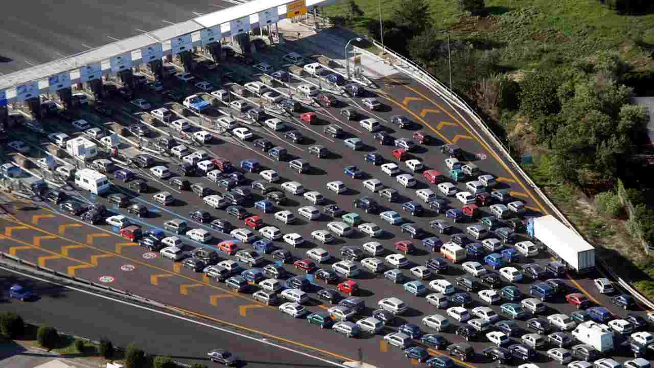 Blocco autostrada.