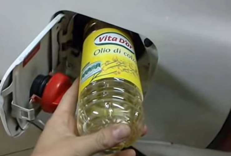 Olio di colza nel serbatoio, si rischiano multe pesantissime