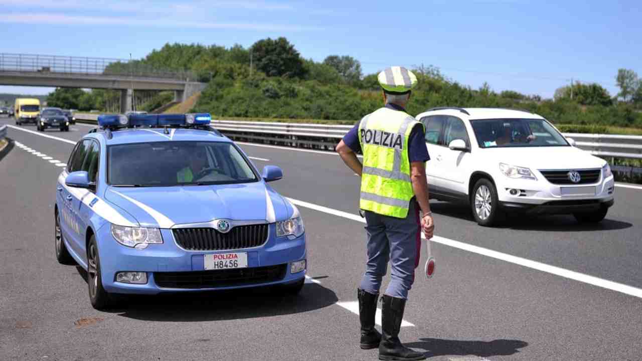 Controlli di polizia in autostrada
