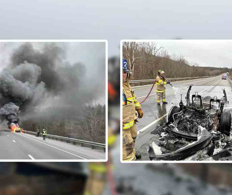 Incendio Tesla Model S Pennsylvania