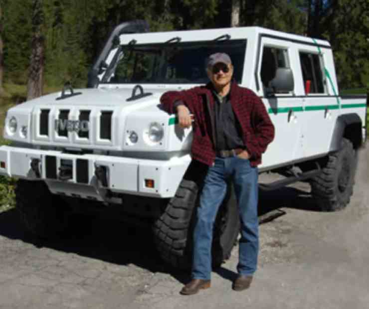 L'IVECO LMV di Terence Hill. Photo Credit: Omnifurgone.it