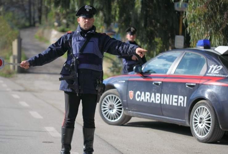 Posto di blocco Carabinieri