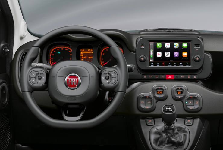 Interni Fiat Panda, migliorati anche i servizi di tecnologia offerti