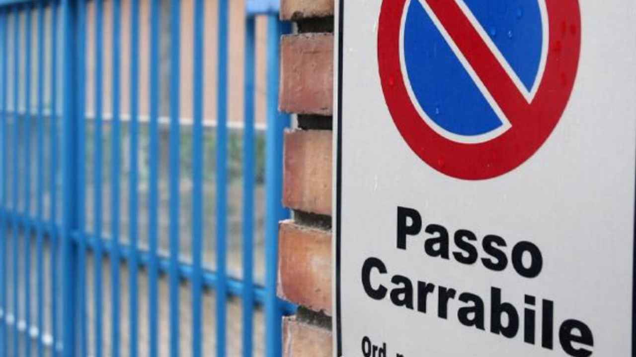 Passo Carrabile, da oggi terrai d'occhio i dettagli