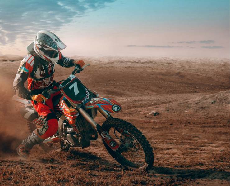 Moto Da Cross Sterrato