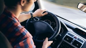 A bordo dell'auto