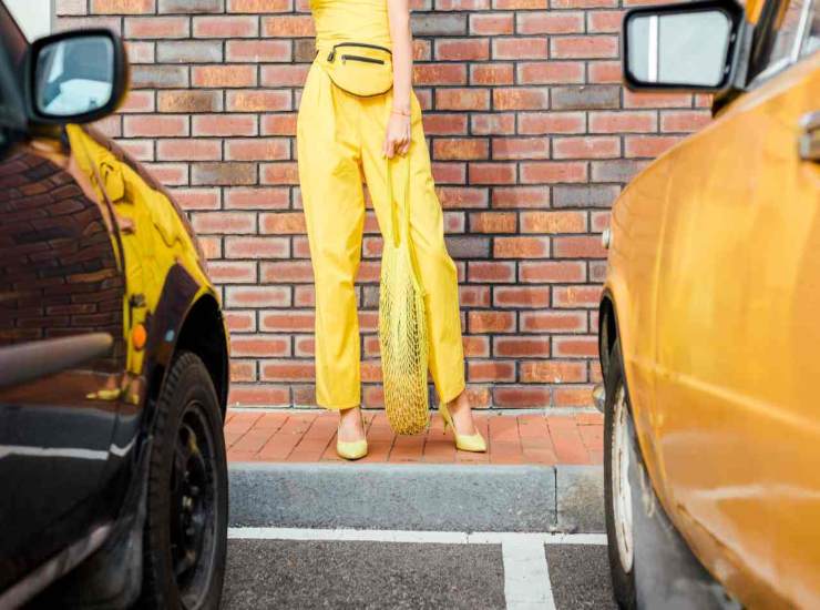 Occupare parcheggio a piedi 