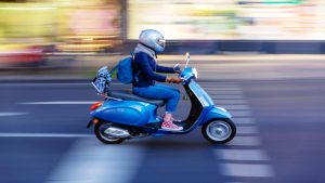 Scooter su strada