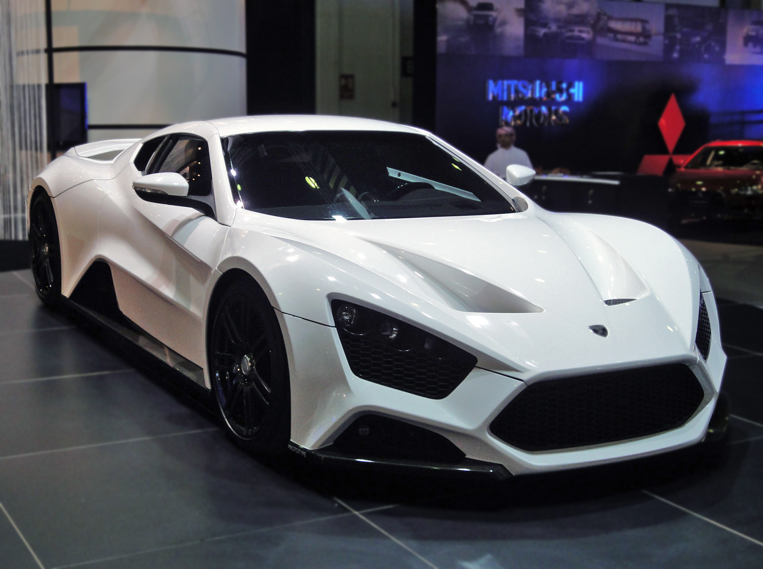 Zenvo ST1 del 2009 vista anteriormente