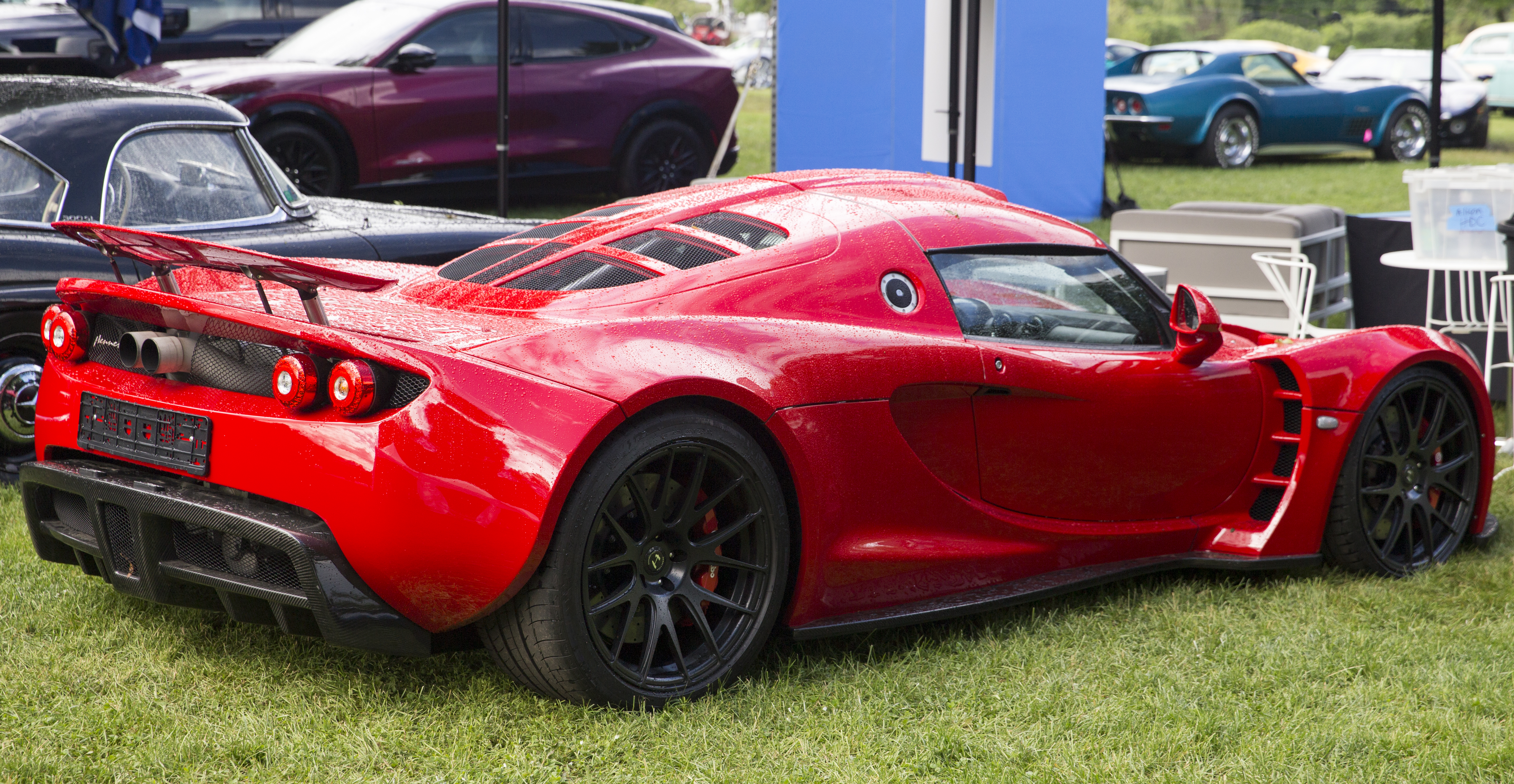 Hennessey Venom GT vista posteriormente