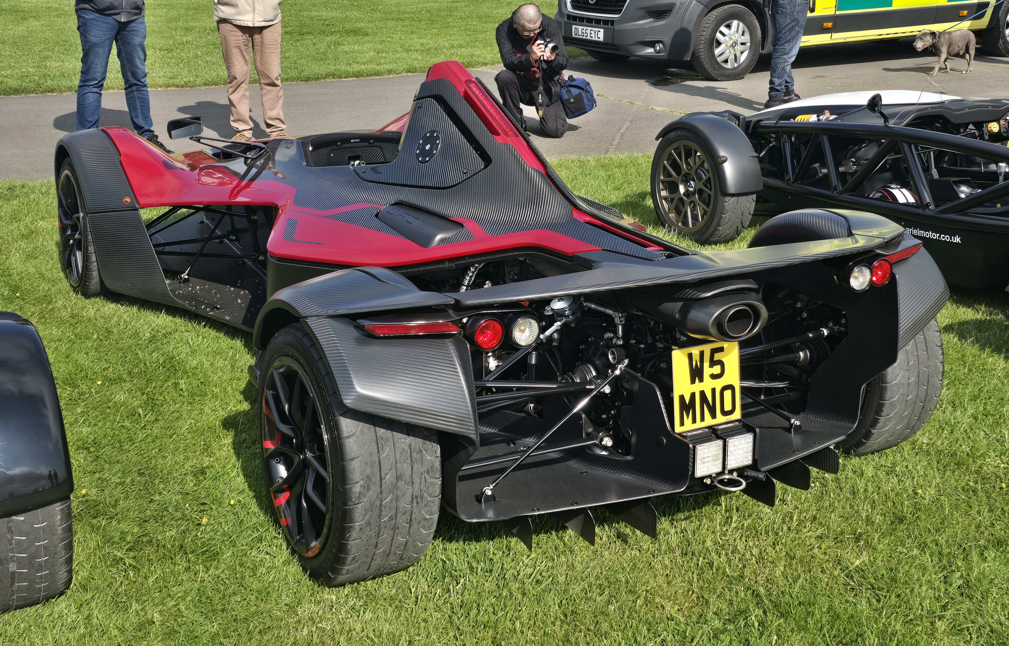 BAC Mono del 2017 vista anteriormente