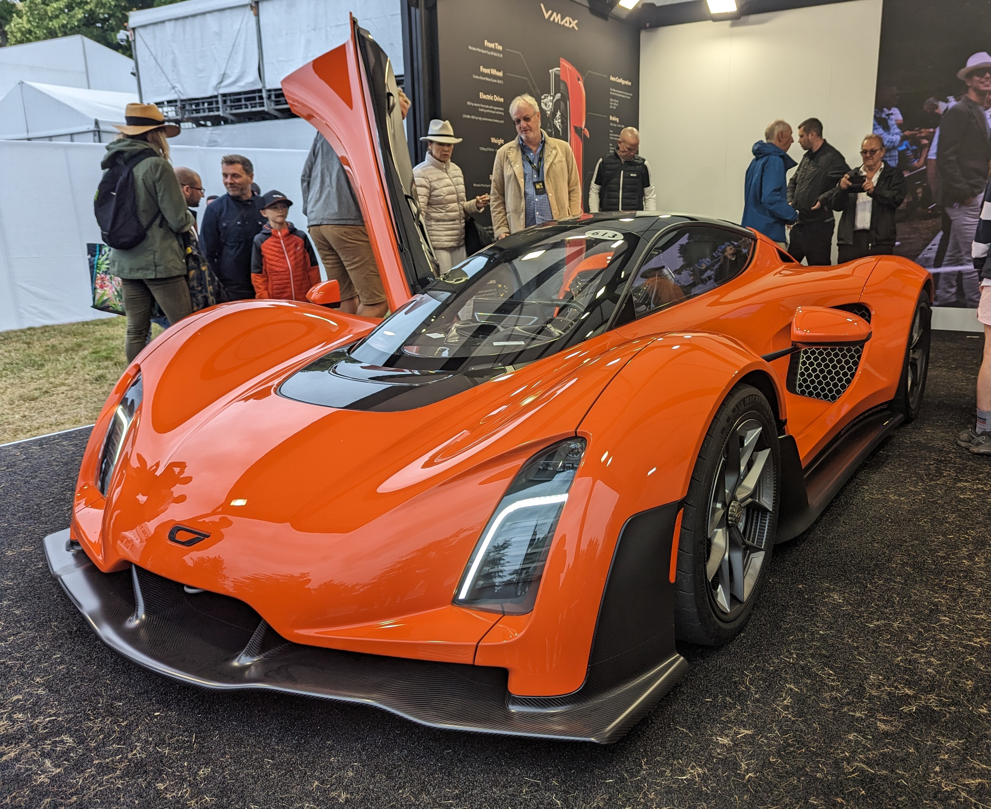 Czinger 21C V Max vista posteriore laterale