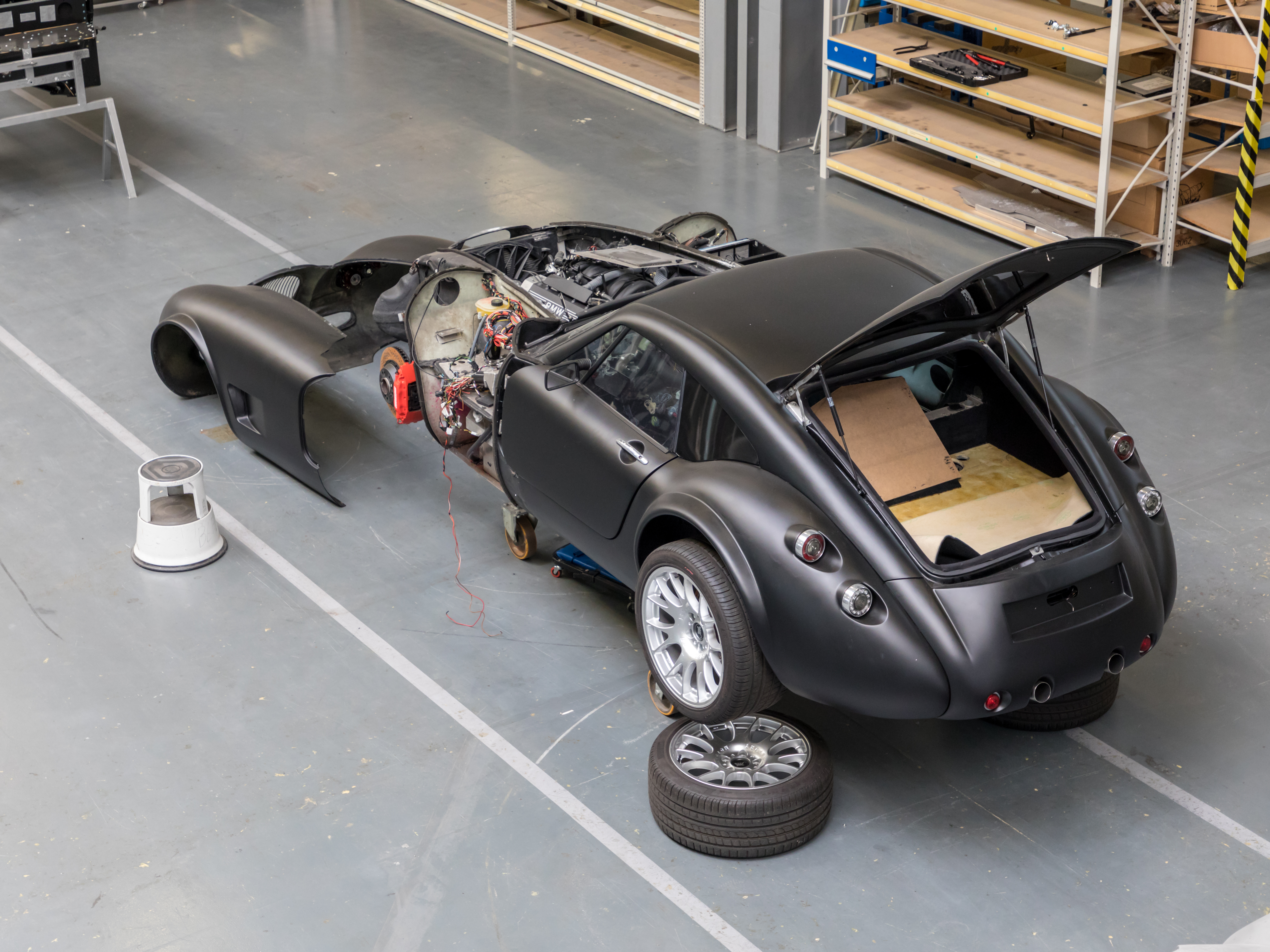 Wiesmann GT MF5 esposta nella fabbrica di Dülmen