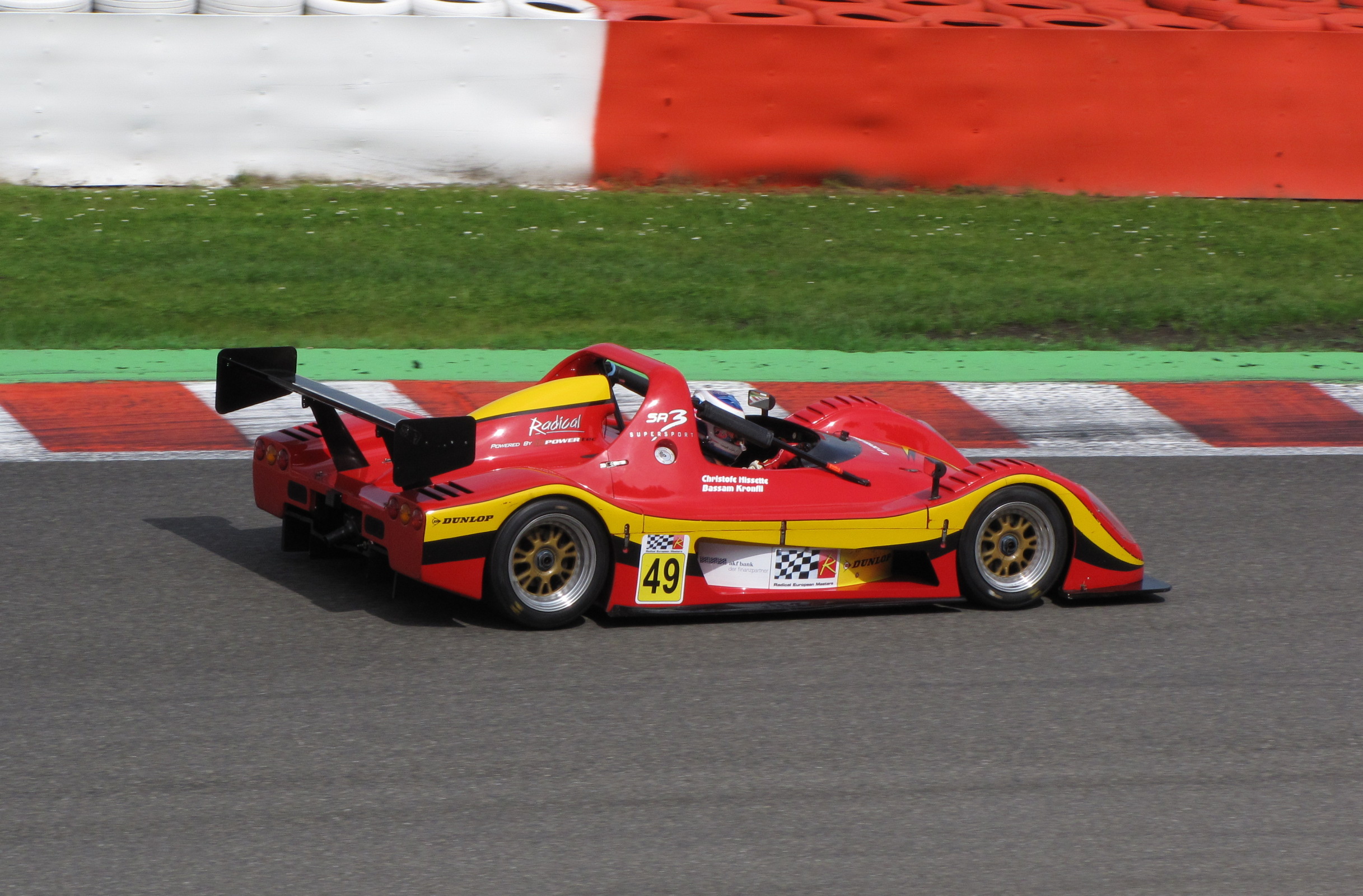 Radical SR3 durante una gara a Spa-Francorchamps